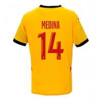 Maglia Calcio RC Lens Facundo Medina #14 Prima Divisa 2024-25 Manica Corta